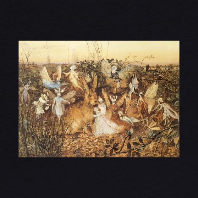 Rabbit Among the Fairies by John Anster Fitzgerald by MasterpieceCafe